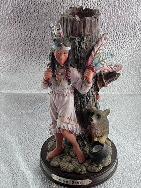 Vintage Ashley Belle “Meerchi” Native American Indian Woman Figurine